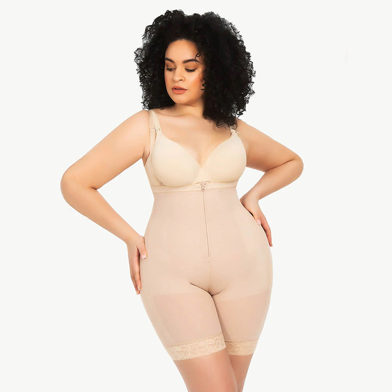 Firm Tummy Compression Bodysuit Shaper With Butt Lifter – VivaWaist