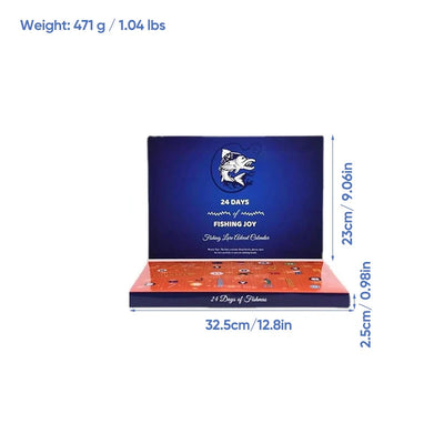 [Free Shipping Today]24 Days Christmas Countdown Fish Tackle Set