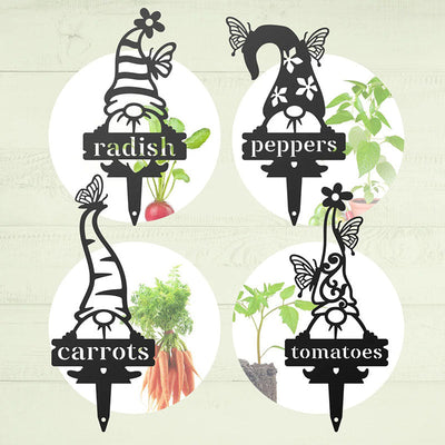 [Buy 2 Free Shipping] Garden Gnomes Plant Markers