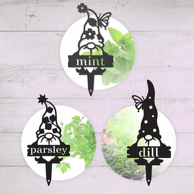 [Buy 2 Free Shipping] Garden Gnomes Plant Markers