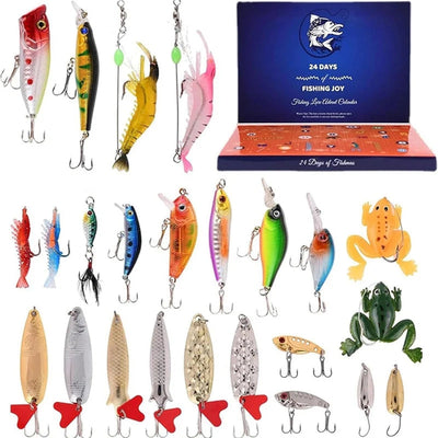[Free Shipping Today]24 Days Christmas Countdown Fish Tackle Set