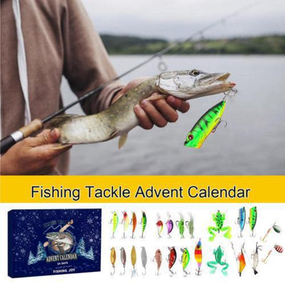 [Free Shipping Today]24 Days Christmas Countdown Fish Tackle Set