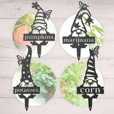 [Buy 2 Free Shipping] Garden Gnomes Plant Markers