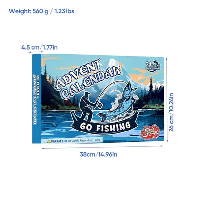 [Free Shipping Today]24 Days Christmas Countdown Fish Tackle Set