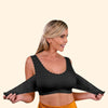 Comfy Corset Bra Front Cross Side Buckle Lace Bras