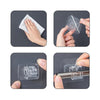 Nail-Free Adjustable Curtain Rod Holders (Set of 2)